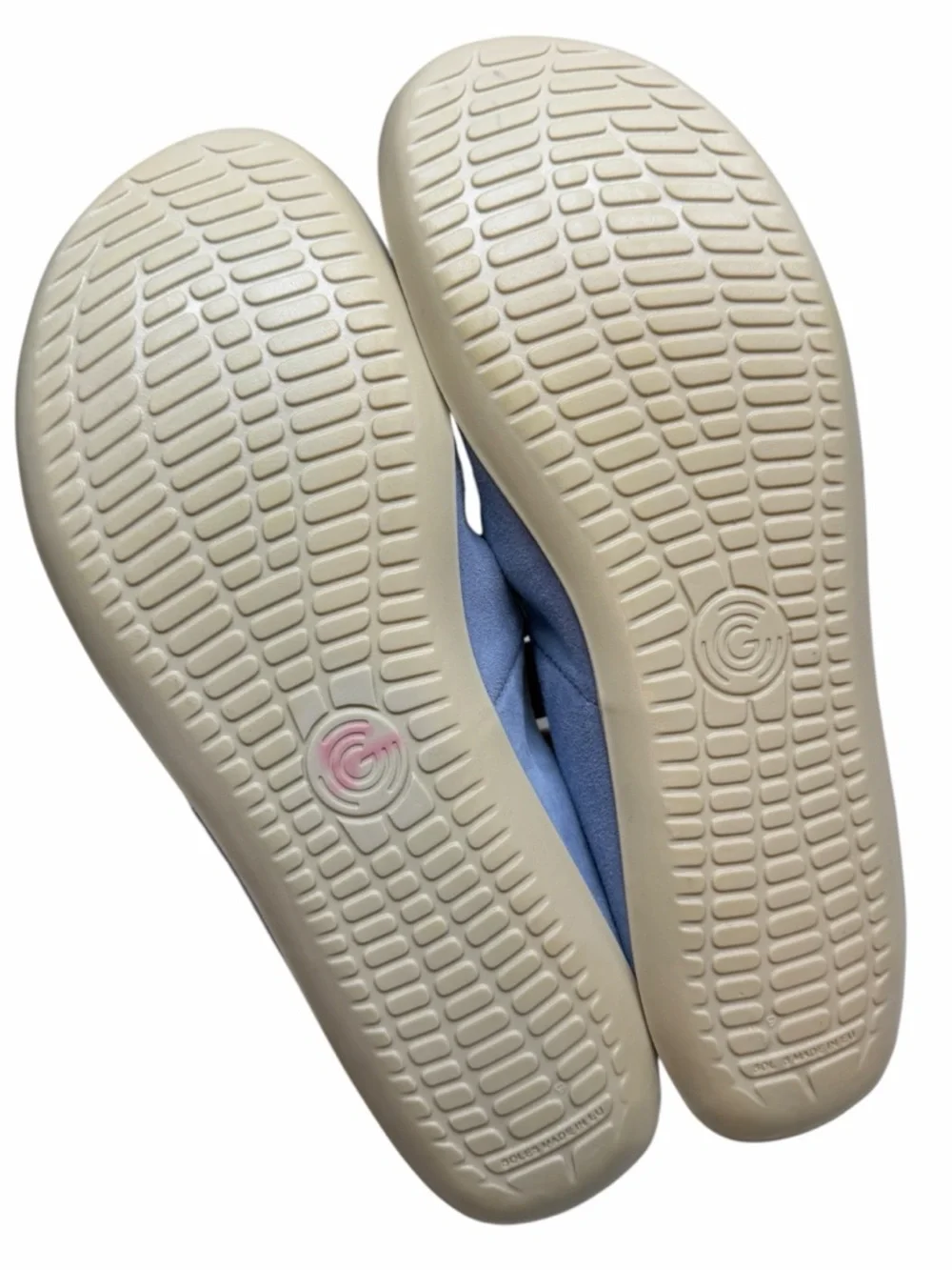 NWT Groundies Barefoot Shoes Lily Suede Ballet Flat Shoes Blue barefootwear sz 8 - Picture 13 of 13